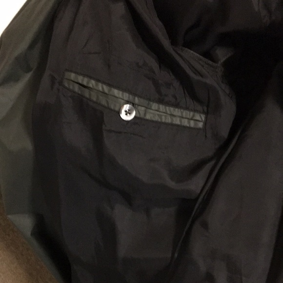 Designer Maxi Trench In Dark Green Size L - Picture 10 of 13